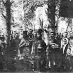 Рис. 1. Молебен на могиле А.Г. Меретеева. Фото 25.08.1912.